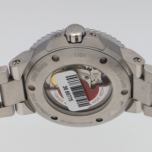 ORIS 01 733 7766 Aquis date Navy SS AT - Picture 2 of 9